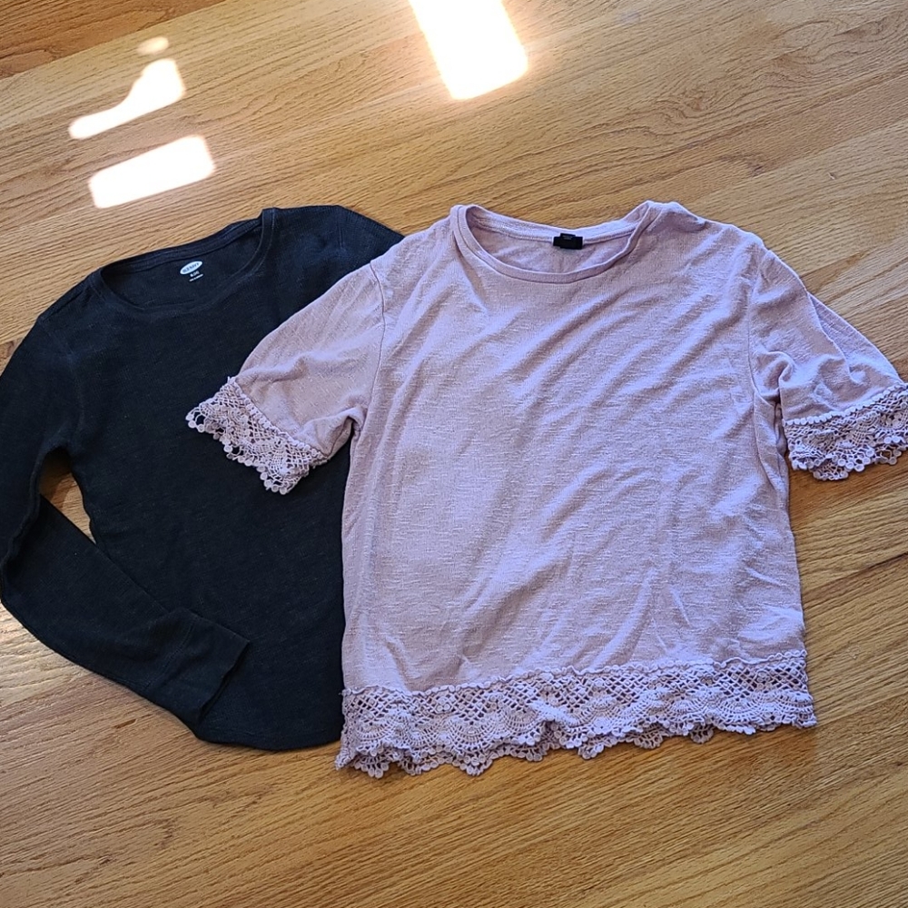 Bundle of Art Class Lilac Lace & ON Thermal Top